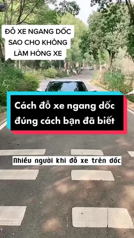 Cách đỗ xe ngang dốc đúng cách bạn đã biết #kinhnghiemlaixe #huongdanlaixe #huongdanlaixeoto #huongdanlaixe #xuhuong #thinhhanh #decorcar79 