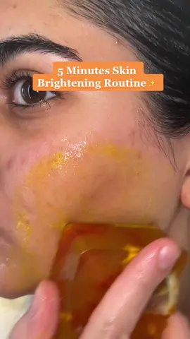The best quick combo to instantly brighten dull, pigmented & dark circles in 5 minutes!✨  Products used: @PatetSkin Bright & Even Turmeric Soap Bar @Ash Beauty Skin Brightening Oil #foryoupage #foryou #trending #skin #skincare #clearskin #acne #acneskin #asiangirl #desi  