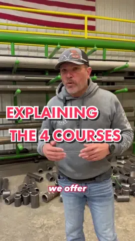 Brian elaborates on what the 4 courses are about!  #course #offer #weldingschool #pipe #pipelab #masterfitting #pipeline #job #careeradvice #viral 