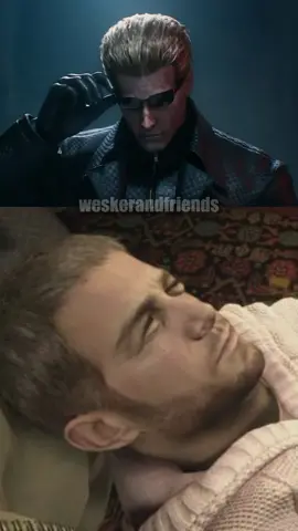 Albert Wesker sings Chris Redfield a bedtime story. #Albertwesker #chrisredfield #residentevil #re4 #fyp #ai