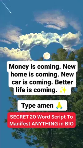 Find Out How This SECRET 20 Word Script Allows You To Manifest  ANYTHING You Desire in 🅱️ℹ️🅾️ #manifestation #affirmation #luck #fyp #lawofattraction #spirituality 