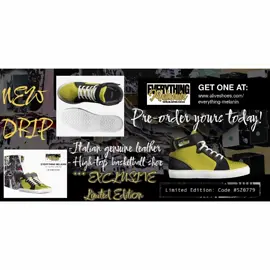 https://www.aliveshoes.com/everything-melanin #EverythingMelanin #AliveShoes #AliveShoeDesigner #Italy #GenuineItalianLeather #Italian #ItalianLeather #Authentic #AuthenticLeather #Pristine #Exclusive #ExclusiveShoes #LimitedEdition #LimitedEditionShoes #NewDrip #BasketballShoes #Hightop #HightopShoes #HightopSneakers #Black #Yellow #BlackYellow #UnisexShoe #Unisex #NewDesigner #ItalianDesigner #Melanin #BlackOwner #Steelers #SteelersNation 