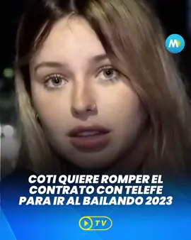 CONTRA LAS CUERDAS ❌ 🌶 Coti le dará un punto final a su relación con Telefe en caso que no le permitan ser parte del Bailando 2023. 🔥 La ex Gran Hermano exigió al canal un programa y, ante la negativa de la señal, amenazó con irse a Showmatch. 😜 Sin pelos en la lengua, la correntina apuntó contra la Cata, su excompañera, y aseguró que ella se diferenciaba por su personalidad fuerte. ¡Pero te fuiste dos semanas después, Coti! 😅