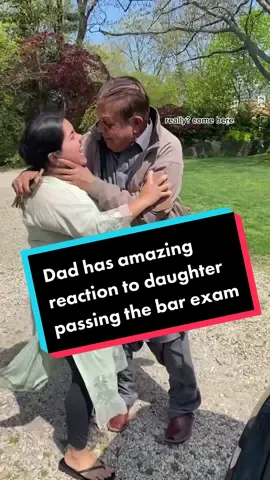 This is so wholesome 🥹 #dadsoftiktok #prouddad #barresults #immigrantparents 🎥: @hibhibhooray via Storyful