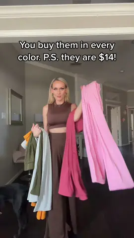 How could I not? They are so comfy and go with anything! I love how flowy the pant legs are, and they have pockets, soooo I had to! And, $14?! Such a steal! And, even cheaper if you havent purchaed yet, and use my code: aff0937  for 30% off your first order. These pants are just part of my newest @shoptemu haul on my You Tube Channel: Aleisha Budget Beauty . I have the links and prices to everything in my description on the Youtube video.Which color is your favorite? #temu #temuhaul #temutryonhaul #temupants #temutryon #temuclothinghaul #temuclothes #oneofeverycolor #everycolorplease #pantstryon #widelegpants #temustyle 