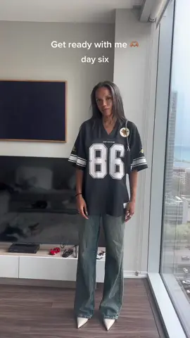 Wearing jerseys all spring/summeer 🫡#aimeleondore #jerseyoutfit #grwm