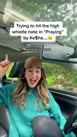 Not perfect but worth a shot lol. These lyrics always hittttt❤️‍🩹 @kesha  #praying #kesha #highnote #whistlechallenge #whistlenote #singingchallenge #carcovers 