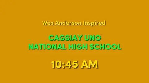 My School as Wes Anderson Film #wesanderson #wesandersonfilm  #cinematography #videography #colorgrading 