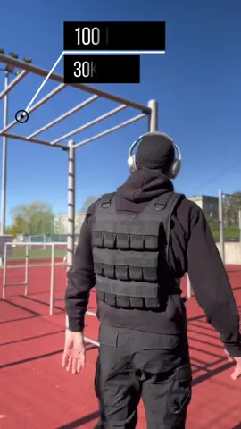 Did 100 pullups with 30kg weighted vest and it took me 1h 30min. This #weightedworkoutvest helps to progress in pullups and #buildstrength #weightedpullups #sporttrends 