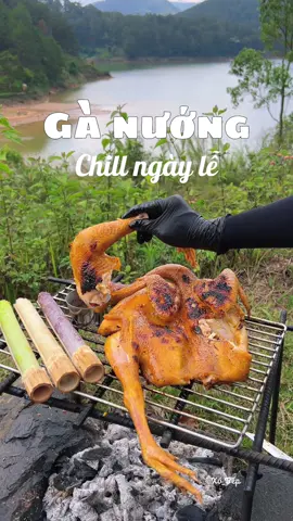 Xó Bếp chill ngày lễ - Gà nướng bụi #nauan #ga #ganuong #chill #dalat #ancungtiktok #nauancungtiktok #cooking #viral #xuhuong #xobep 