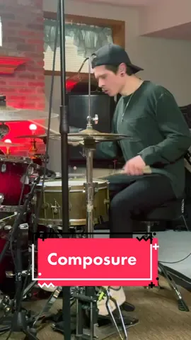 Composure - August Burns Red 🔥 Finally had the guts to learn this incredible Matt Greiner drum part 😤 #fypシ #drums #metal #metalfamily #musiciansoftiktok 