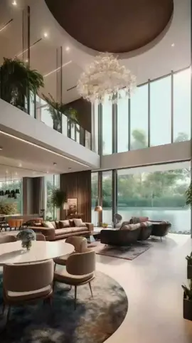 Indulge in the height of luxury with our contemporary double-height penthouse boasting a breathtaking backdrop of lush backyard and serene lake views, creating the perfect ambiance for your living and dining experience design by @artin.one . . . #luxuryliving #contemporarydesign #penthouseview #doubleheight #livingroomgoals #diningroomdecor #luxuryinterior #luxurylifestyle #homedesign #luxuryhomes #modernhome #lakeview #backyardgoals #luxuryapartment #luxuryrealestate #interiordesigner #luxurydecor #luxuryfurniture #luxurylivingroom #luxurydiningroom #interiordesignideas #luxurylife #luxurylivingstyle #penthouseliving #luxuryhomeinteriors #luxurylivingrooms #luxurylivingarea #luxuryinteriorstyle #luxuryhomedesign #luxuryhomedecor