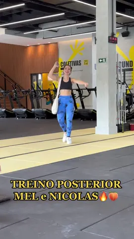 MINI VLOG DO NOSSO TREINO DE POSTERIOR @Mel Maia 🍯  #treino #melmaia #nicolaxxlima #gym 