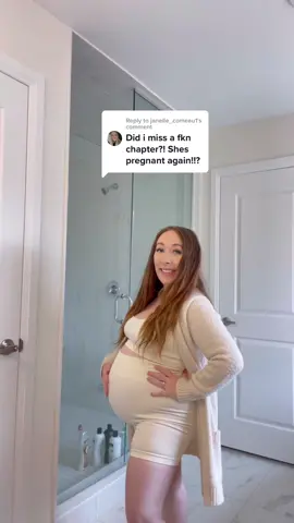 Replying to @janelle_comeau1 follow me on ig:chantelschnider for pregnancy and life updates because tiktok doesn’t wanna show my content anymore unless I’m dancing 💀😂🤰🏼 #MomsofTikTok #pregnancy 