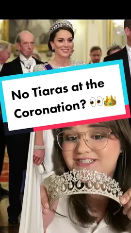 Will there be NO #royal tiaras at the #Coronation? 👀👑 let’s discuss ☕️ #royalfamily #tiara #royaljewels #katemiddleton #princesskate #kingcharles #queencamilla #charlesandcamilla #kingofengland #royalfashion #royalcrown #crown 