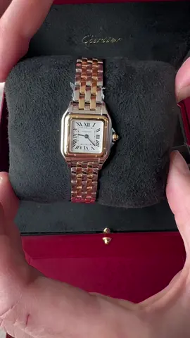 The Panthère de Cartier is the ‘it girl’ watch💅 #cartier #luxury #ladieswatch #cartierpanthere #watchtok #watchesoftiktok 