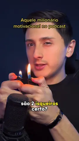 Ele tinha uma musica, um isqueiro e uma reflexão kkk #fy #milionario