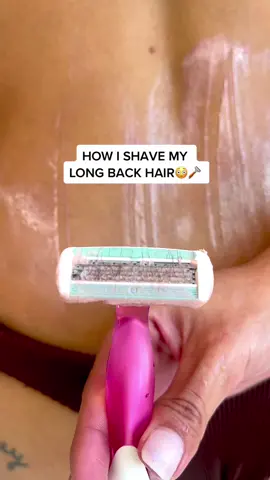 #backshaving #hairyback #shaveroutine #beauty #skincare #backhair 