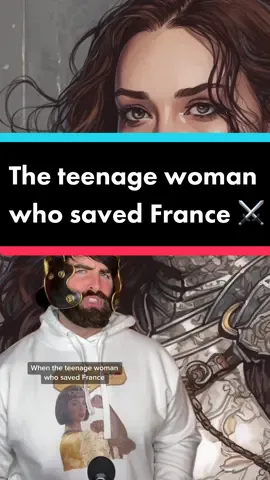 ⚔️ The teenage woman who saved France #history #EduTok #LearnOnTikTok #joanofarc #joanofarcedit #womenshistory #womenempowerment #france #frenchhistory #militaryhistory #women #interesting 