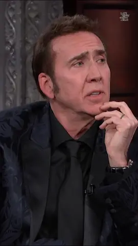 Nicolas Cage reveals the animal he’s most afraid of in this latest edition of the #ColbertQuestionert. #Colbert