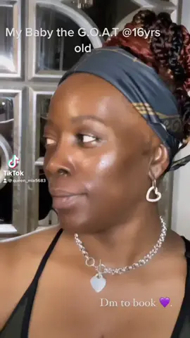 My baby has got this makeup thing down .. #goat #makeuptutorial #fashiontiktok 