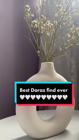 Ive waited so long  for this vase  Link to buy : https://click.daraz.pk/e/_CYw70j Best @DarazPK find ever 🤍🤍🤍 #daraz #darazpk #vase #aesthetic #minimal #ceramicvase #ceramics #DIY #viral #whitevase #nordic #foryou #explore #foryoupage #islamabad 