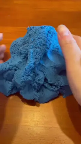 Can you figure out what this jinetic sand started as? #sensorytoy #adhd #autism #sensory #play  