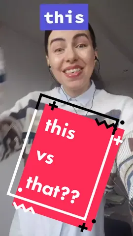 this vs that?? difference?! #fyp #grammar #learnenglish #nativespeakerenglish #popenglishwithjulia 