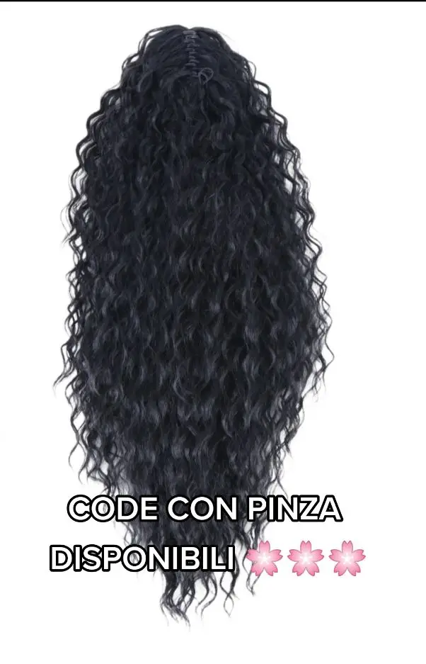 Code ricce con PINZA disponibili 🌸🌸🌸 #ponytail #code #pinza 