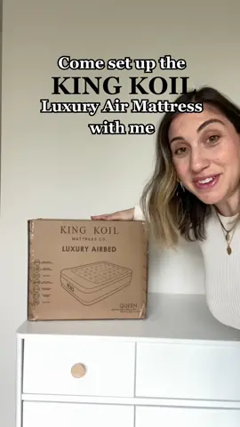 Get the most comfy sleep of your life tonight with king koil air mattress! 😴  Use my code: JETSET10 for 10% off  #Lifestyle #nesting #thirdtrimester 