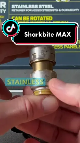 A closer look at Sharkbite MAX 🦈  @SharkBite Plumbing’s next generation of push-to-connects are here, let’s take a closer look at their new design. Let me know what you guys think in the comments @rwc_global #sponsored #plumbing #plumber #fyi #DIY