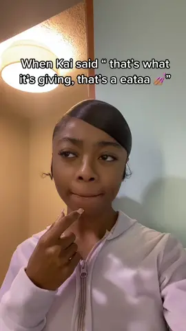 Kai is a barb, we love that.