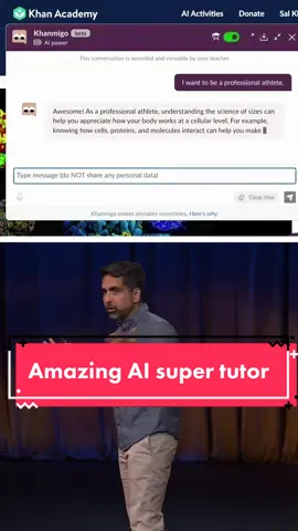 Do you think AI will improve education? Sal Khan, the founder of Khan Academy, thinks AI will be one of the greatest transformations in education. His full talk walks us through how AI super tutors will greatly benefit students and even shows us a demo of their new education chatbot, Khanmigo! Click the 🔗 in our ☣️ to watch the full talk. #khanacademy #ai #aieducation #educationtools #tedtalk 