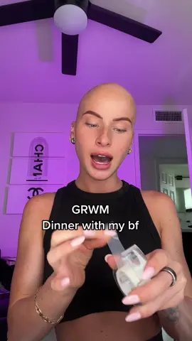 I still have two hours left to get ready so dont worry this isnt a running late one 💁‍♀️ how many times did I say boyfriend though like sheeshhh #grwm #makeup #beauty #chl0ebean #alopecia #bald #wiginstall #makeuptransformation #makeuptutorial #makeuphacks #wakeupandmakeup #boyfriend #viral #baldinfluencer 