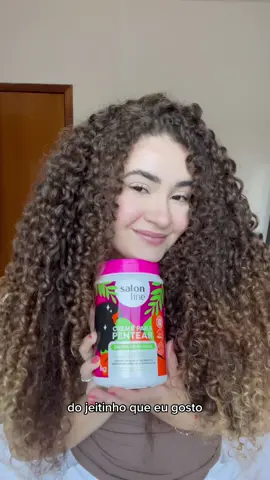 Diquinha de creme de pentear 💗 Usei o definição intensa da @Salon Line  🫶🏼 amei o resultado!  #migssalonline #heymigssl #publisl 