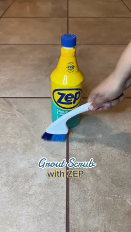 Replying to @lilpugnasty i dont clean my grout often so I make sure to use a sealant at the end.  #scrubbingasmr #groutscrubbing #zepgroutcleaner #scrubbingsounds 