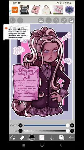 Replying to @xx.zoe.xx123 this is better ngl 😝 #fyp #dorkdiaries #mackenziehollister #coloring 