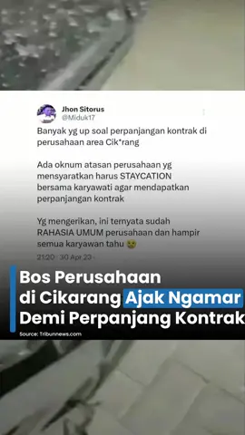Loyalis Jokowi, Jhon Sitorus Sebut Bos Perusahaan Cikarang Ajak Ngamar Karyawan untuk Perpanjang Kontrak #perusahaancikarang #cikarang #pabrikcikarang #ngamar #staycation #viral #jhonsitorus #karyawan #kontrakkerja #fyp