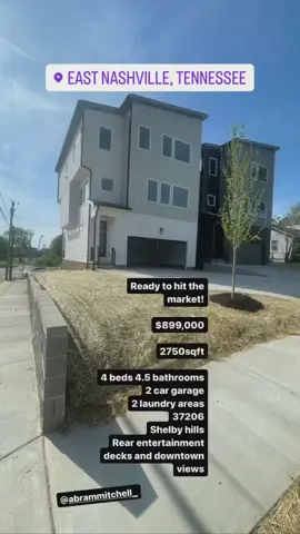 New construction in Nashville start to finish!  #nashville#realestate#homebuilding#homebuilder#realestateinvesting#groundupbuilds#infilldevelopment#infillproject 