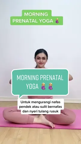 Morning prenatal yoga yang bisa bumil lakukan dirumah ya 😍🥰 #prenatalyoga #senamhamil #yogahamil #senamibuhamil #edukasikesehatan #edukasihamil #medikacare #channamix #ownermedikacare 