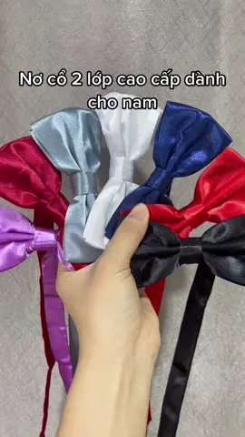 Nơ cổ 2 lớp cao cấp dành cho nam , chú rể, bê lễ , chụp hình kỷ yếu #xuhuong #nơ #chure #kỷ_yếu #bêlễ 