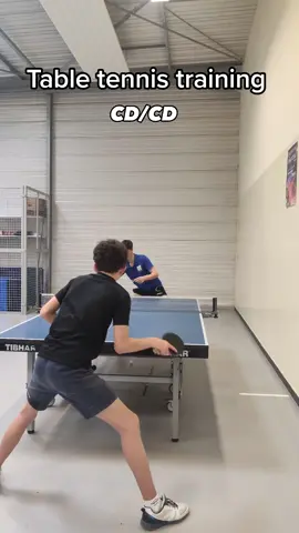 Entraînement de tennis de table 💪 #sports #tabletennis #pingpong 
