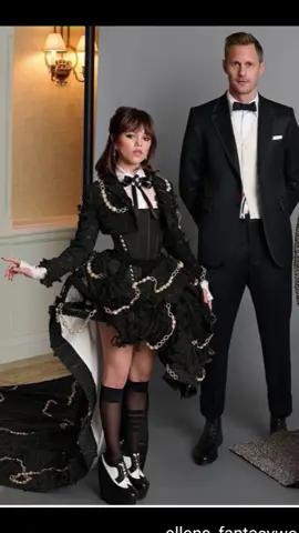 my loves together in the same photo for the MET gala.Alexander skarsgard and jenna Ortega.#alexanderskarsgård#jennaortega#metgala2023