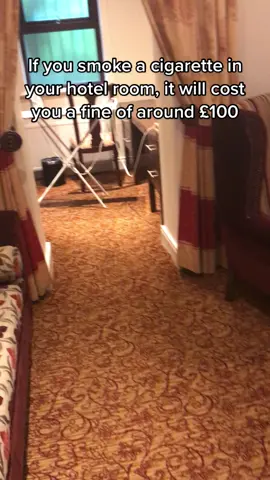 Heres some money saving advice for smokers, and hotel goers…. #money #savemoney #smoking #hotel #cost of living