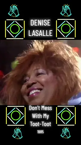 Denise LaSalle on #TopOfThePops in 1985 performing ‘Don’t Mess With My Toot-Toot.’ The single reached No6 in the UK singles chart. #fyp #80sSongs #80sMusic #SouthernBlues #Blues #DeniseLaSalle #ThrowbackSongs #80snostalgia #musicthrowback 