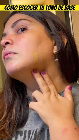 Como saber que tono de base comprar🤎 #maquillaje #makeupeconomico #tipsdebelleza #tipsdemaquillaje #parati #makeupmiami #makeuplatinas 