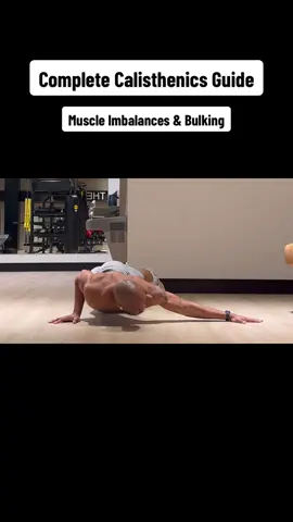 Muscle Imbalances and Bulking with Calisthenics #STRIQfit #calisthenicstips #howtostartcalisthenics 