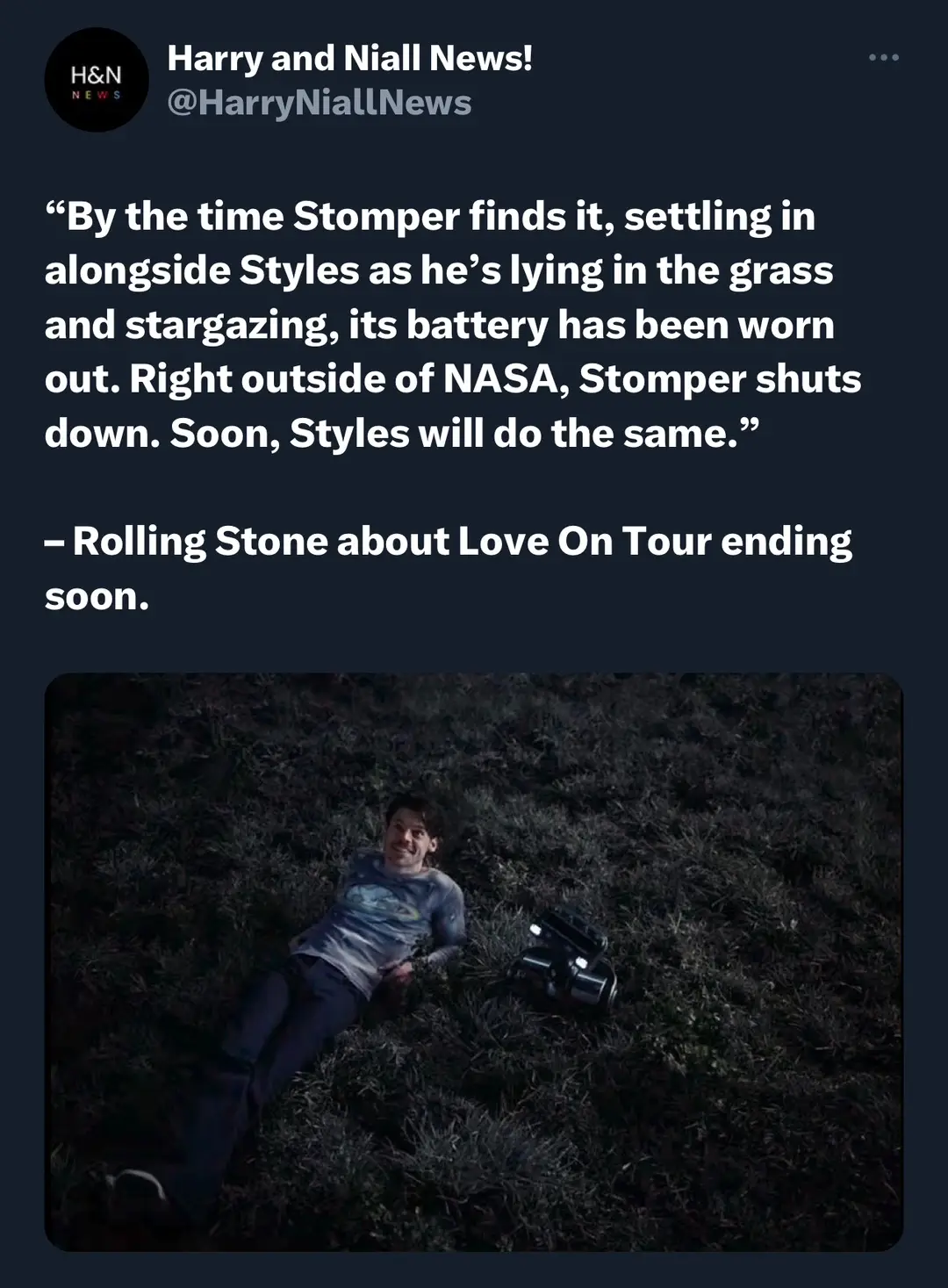 Today just keeps getting more emotional. #harrystyles #rollingstone #harryshouse #loveontour 