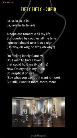 #lirik #cupidfiftyfifty #twin_ver #liric #fifty #fifty #fyp #kpoplirik #laguviraltiktok 