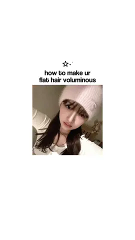 how to make your flat hair voluminous ! make sure to use heat protection #fyp #mizlvcrs #viral #xiaohongshu 